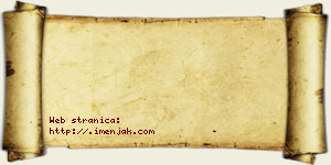 Hana Vidosavljević vizit kartica